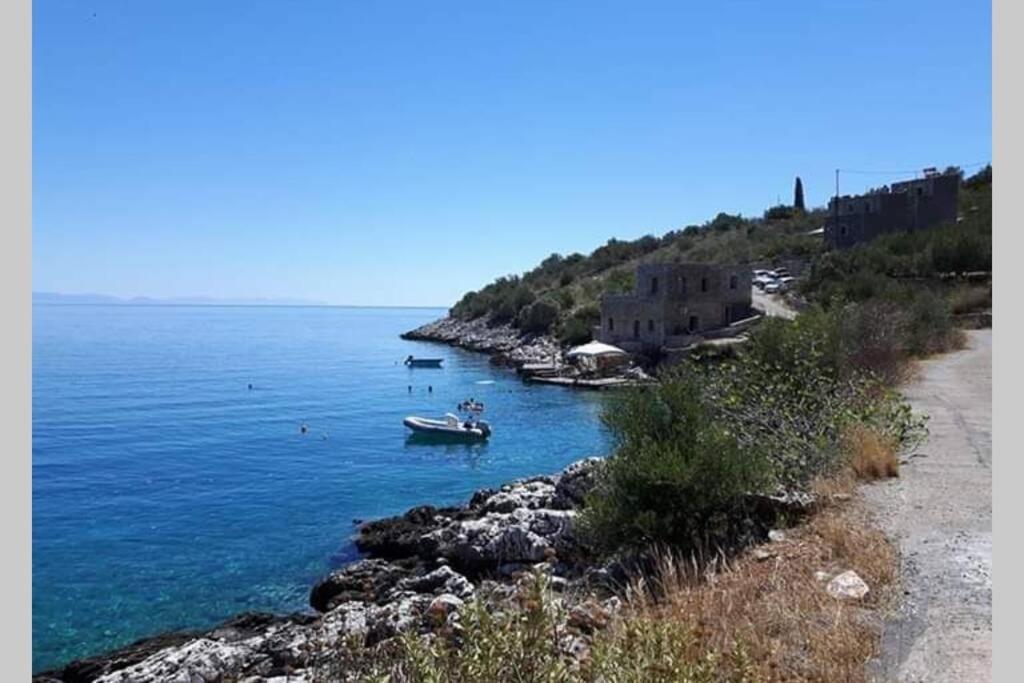 Villa Lagkadaki Sea View Argilia Bagian luar foto