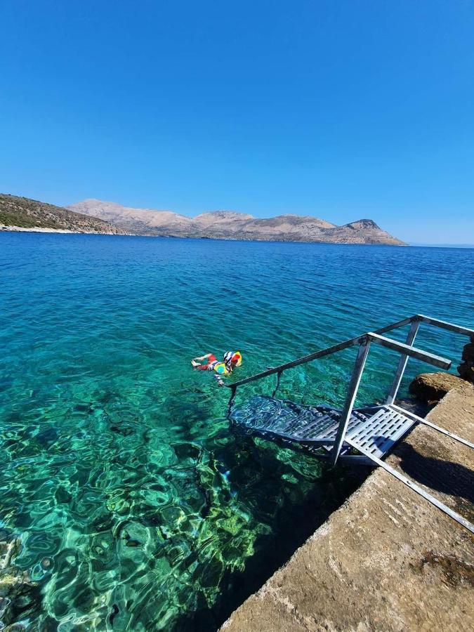 Villa Lagkadaki Sea View Argilia Bagian luar foto