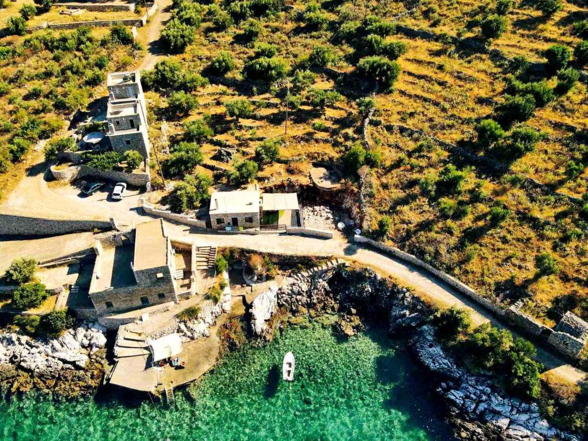 Villa Lagkadaki Sea View Argilia Bagian luar foto