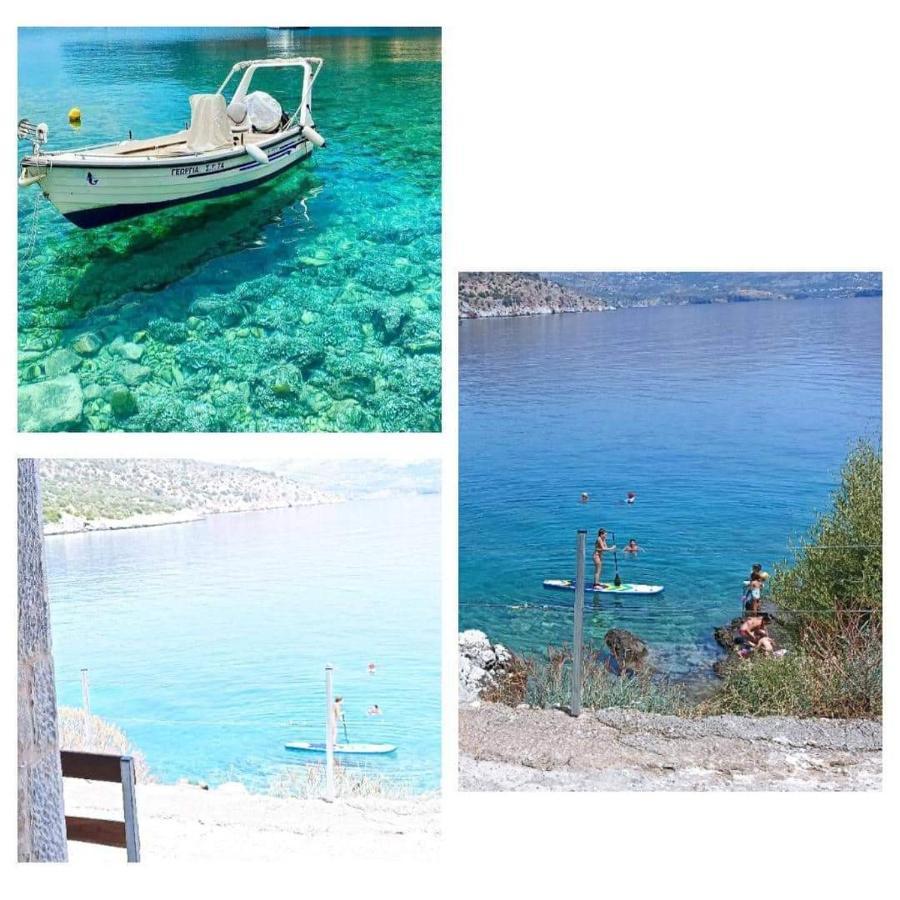 Villa Lagkadaki Sea View Argilia Bagian luar foto