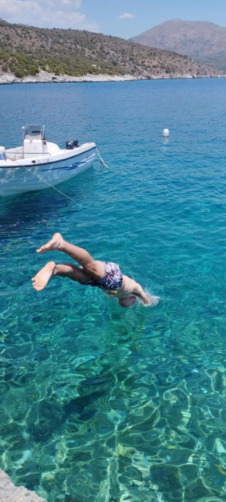 Villa Lagkadaki Sea View Argilia Bagian luar foto